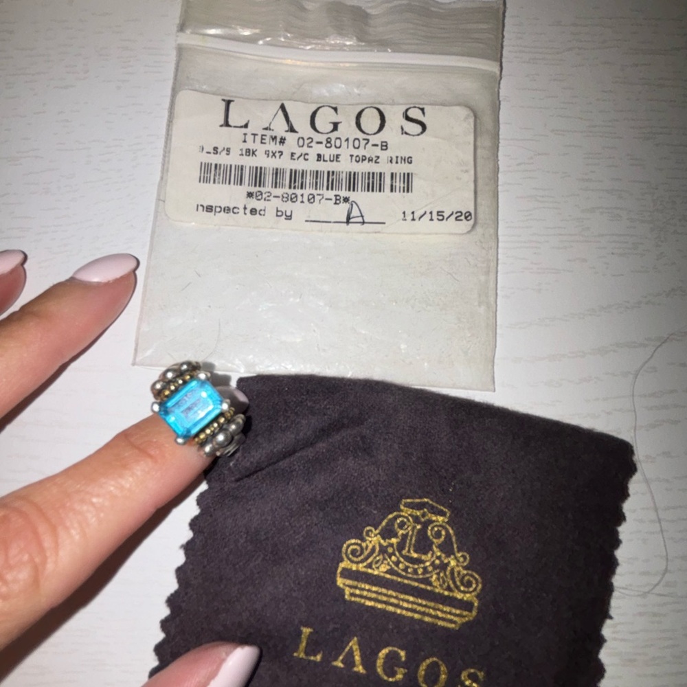 Lagos Blue Topaz Ring